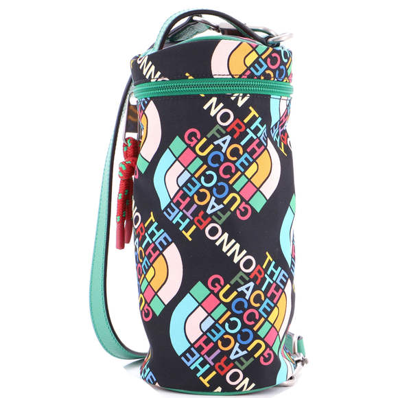 Gucci x The North Face Barrel Shoulder Bag Printed Nylon - Picture 1 of 5